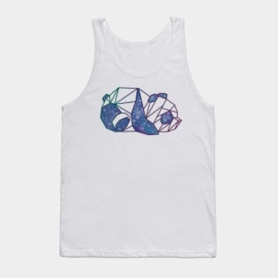 Panda origami galaxie Tank Top